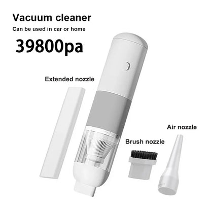 3-in-1 Wireless Car Vacuum Cleaner – Portable Mini Handheld Dust Catcher for Auto Interior Cleaning