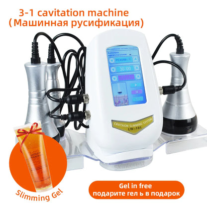 3-in-1 Beauty Body Slimming Massager – Cavitation Machine for Face & Body Tightening, Lifting, and Skincare