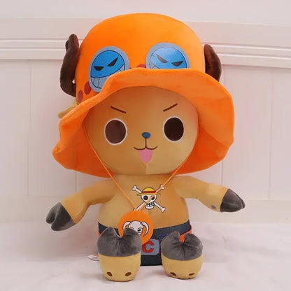 35-70cm One Piece Tony Tony Chopper Plush Doll – Soft Anime Figure, Bedroom Decoration, Sleeping Pillow & Kids Xmas Gift Toy