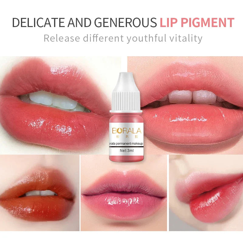Borala 26 Colors 3ML Permanent Makeup Pigments – Tattoo Pigments for Lips, Eyebrows & Eyeliner, Sample Size for Beauty Art