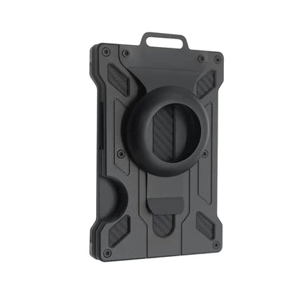 Men’s AirTag Wallet – Aluminum Money Clip Card Holder with Strap, Protective AirTag Carteira Masculina Billeteras