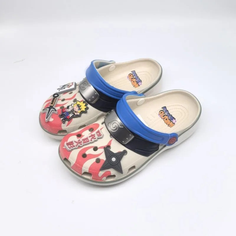 Naruto Anime Cave Shoes – Comfortable Anti-Slip Home & Outdoor Sandals for Travel, Beach & Couples