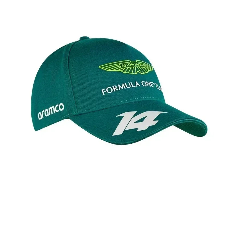F1 Aston Martin Team Baseball Cap – Men’s & Women’s Adjustable Sports Hat Set