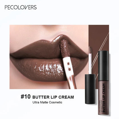 Butter Silky Hydrating Lip Gloss – Long-Lasting Liquid Lipstick in Pink & Red Tones