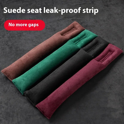 Universal Suede Leather Car Seat Gap Filler Strips – Leakproof Interior Car Seat Gap Organizer Accessories