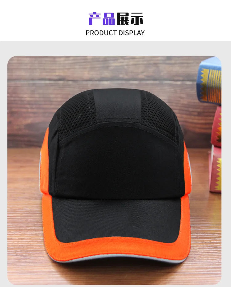 Work Safety Bump Cap – Anti-Collision Hard ABS Shell Protective Helmet for Head Protection
