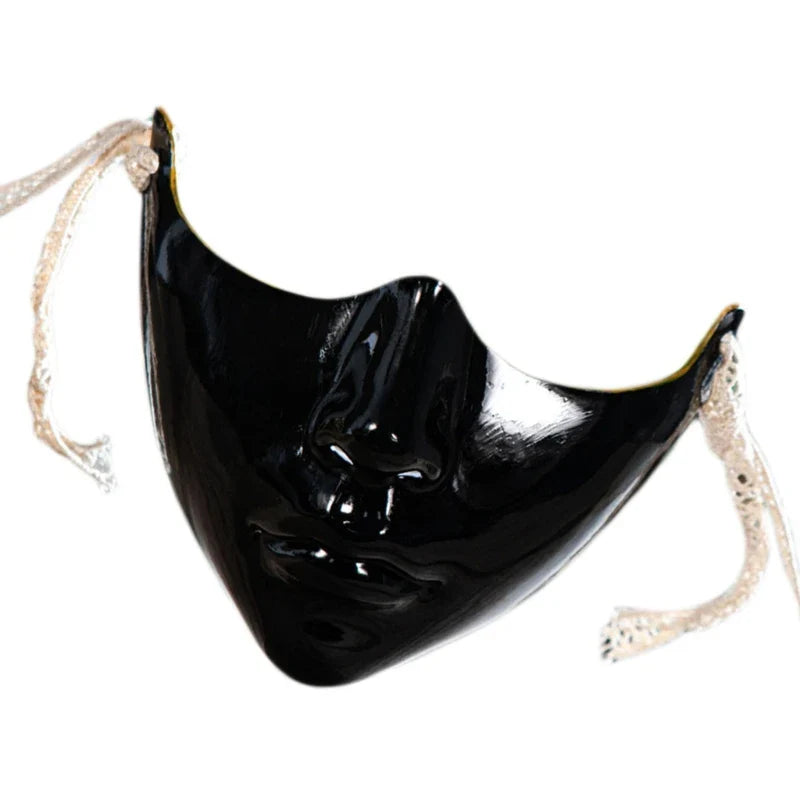 Masquerade Half Face Mask for Men & Women – Cosplay Halloween Eyemask, Costume Eye & Mouth Cover