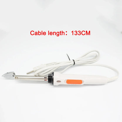 40W Mini Electric Soldering Iron — Adjustable 130/250°C Quick-Heating Tool for Household, Leather, Clothing & Wrinkle Removal