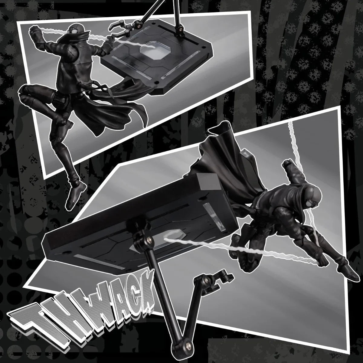 Spider-Man Noir Marvel Legends SHF Action Figure – Peter Parker Ultimate Black Spider-Man Earth-90214, Kids Gift Toy