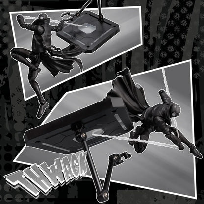 Spider-Man Noir Marvel Legends SHF Action Figure – Peter Parker Ultimate Black Spider-Man Earth-90214, Kids Gift Toy