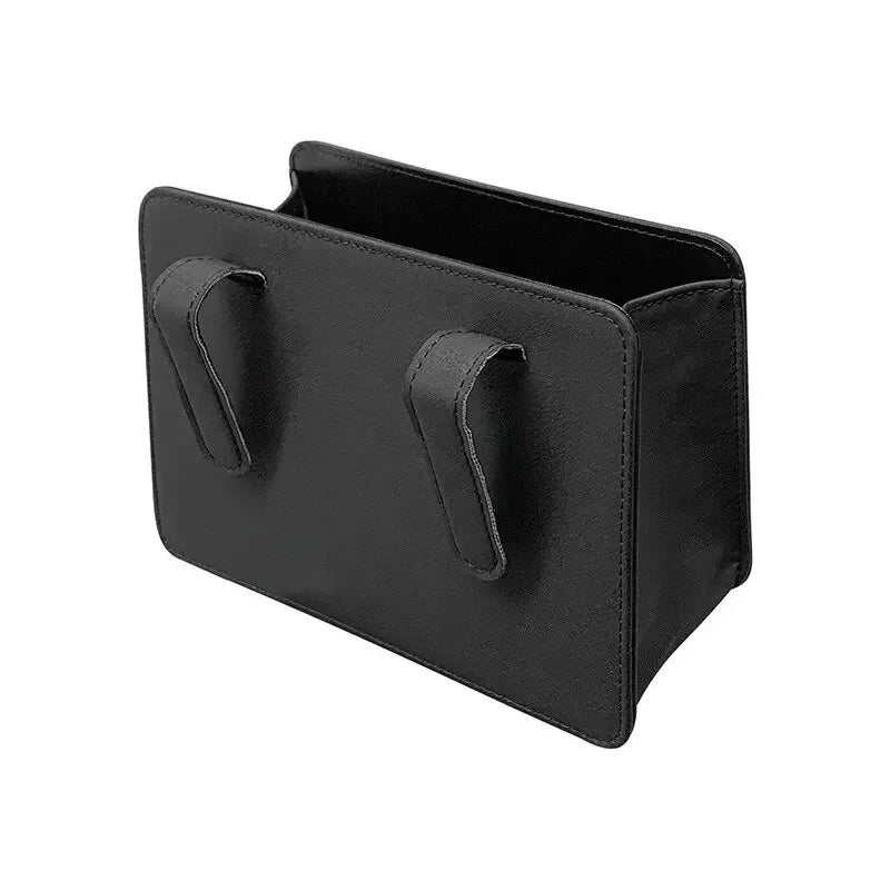 Car Trash Can & Storage Bag — Foldable Hanging Seat Back Organizer for Car Door & Interior Storage