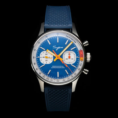 Sugess ST19 Pilot Chronograph Watch – Mechanical Racing 1963 Limited Edition, Sapphire Crystal, Military Style