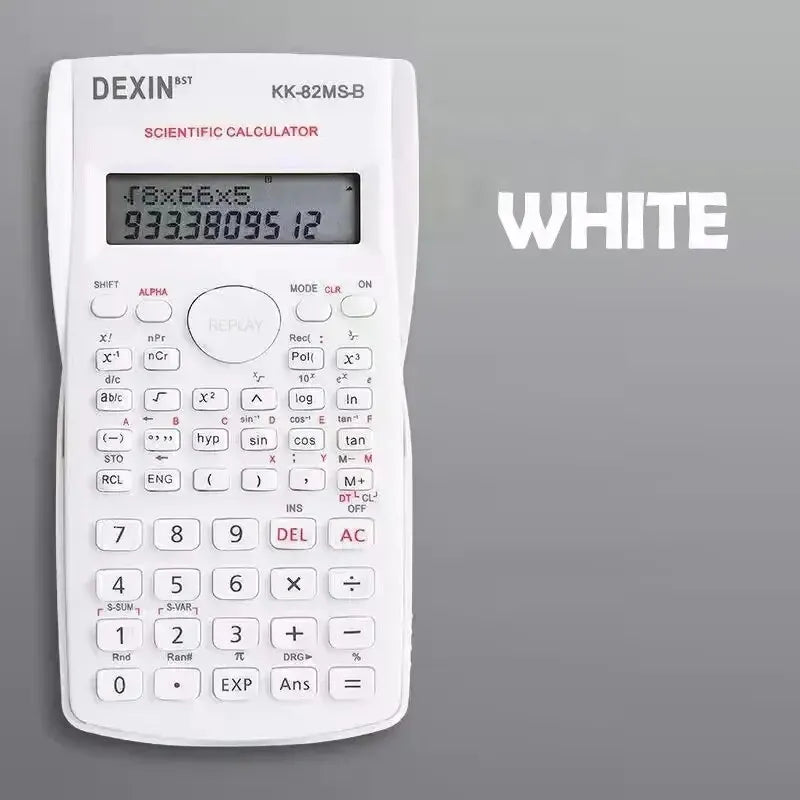 Engineering Scientific Calculator - 2 Line Function, Fraction & Statistic Calculator for School Use