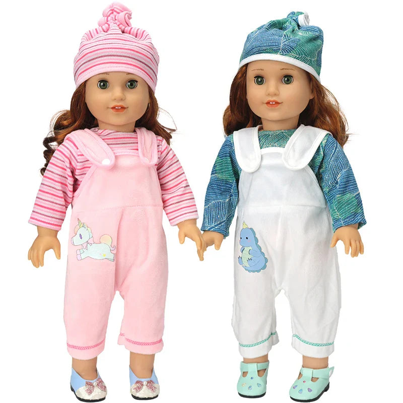 18" American Doll Clothes Set — Jacket and Pants Outfit for Baby Dolls