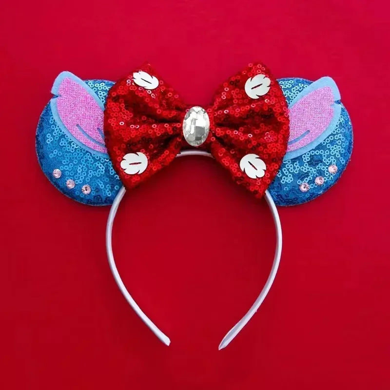Toy Story Character Headbands - Sequin Bow, Woody, Buzz Lightyear & Alien Hair Accessories for Girls
