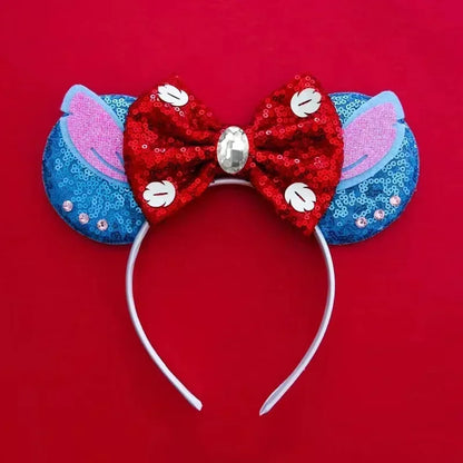 Toy Story Character Headbands - Sequin Bow, Woody, Buzz Lightyear & Alien Hair Accessories for Girls