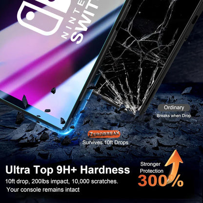 Tempered Glass Screen Protector for Nintendo Switch 2 — Includes Joystick Cap Accessories