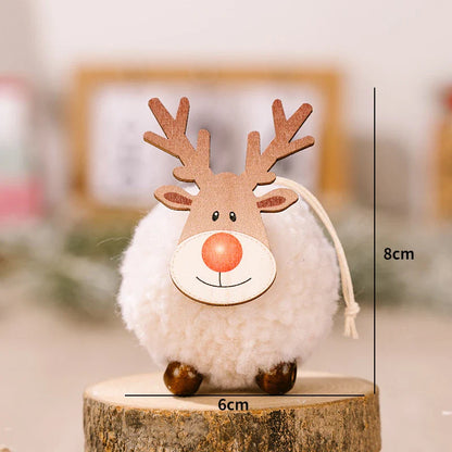 Red Star Christmas Tree Ornament – DIY Xmas Pendant New Year Party Gift Home Decor Noel Navidad