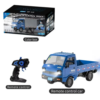 KF21 1:16 RC Drift & Climbing Truck – 2.4GHz Remote Control Car with Spray & LED Lights | Kids’ Gift Toy