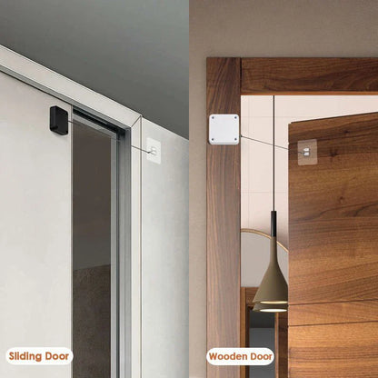 Automatic Sensor Door Closer - Punch-Free Adjustable Surface Door Stopper for Home Improvement
