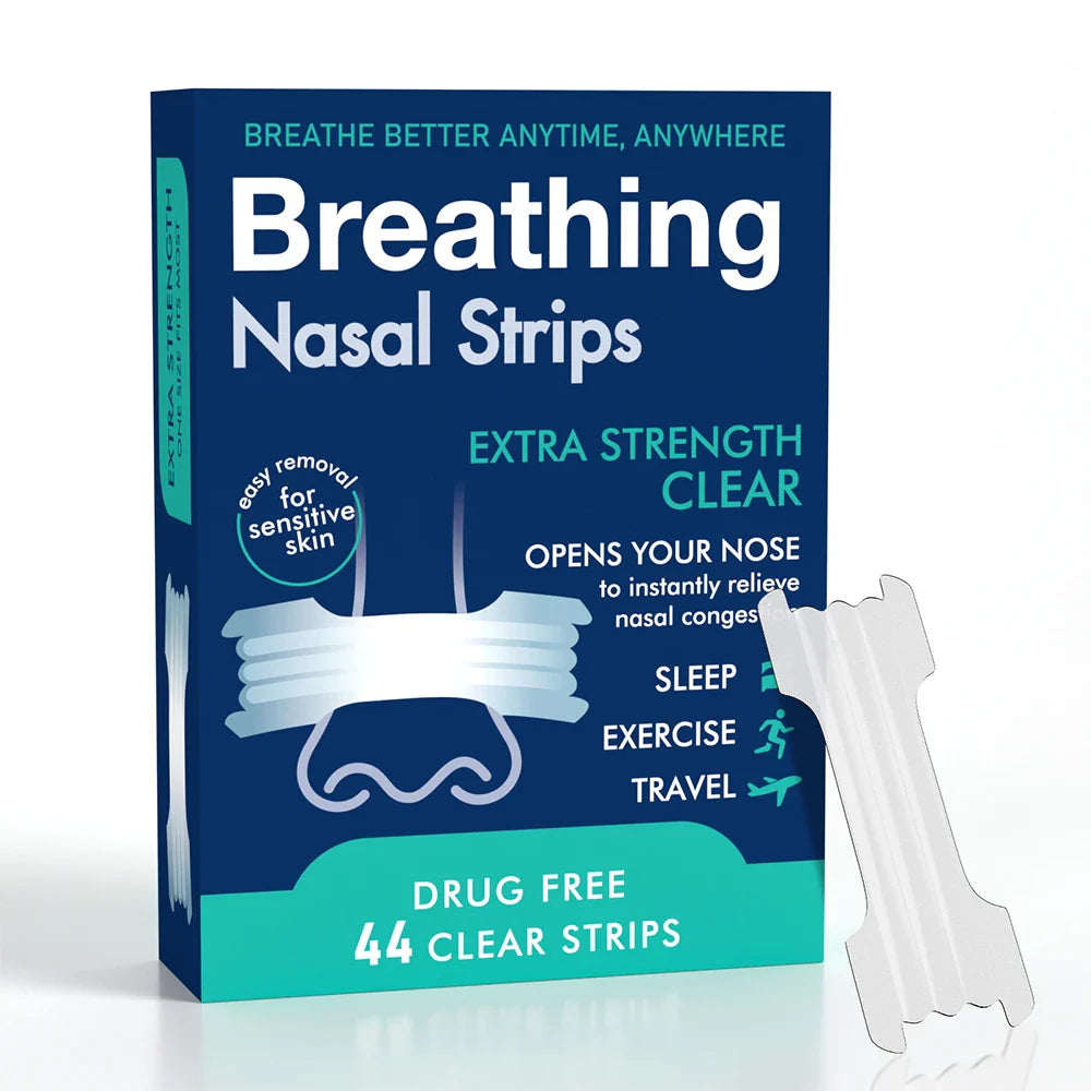 Lavender Scented Nasal Strips — Anti-Snoring Sleep Aid for Better Breathing and Improved Sleep