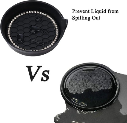 2PCS Bling Crystal Rhinestone Car Cup Coaster - Universal Non-Slip Cup Holders - Interior Car Accessories