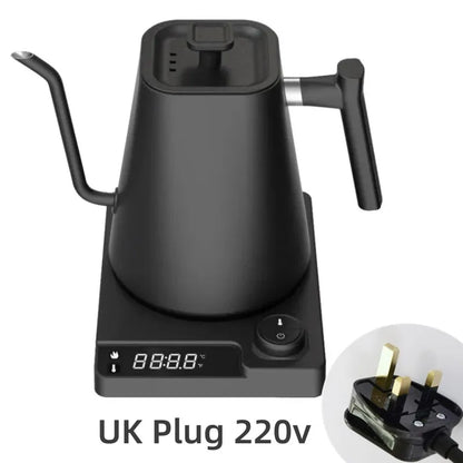 1200W Gooseneck Electric Kettle with Temperature Control - Coffee & Tea Brewing Pot (110V/220V)