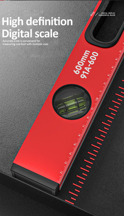 30/40/50cm Digital Display Magnetic Angle Level — Aluminum Alloy Protractor Inclinometer Ruler 90° Measurement Tool