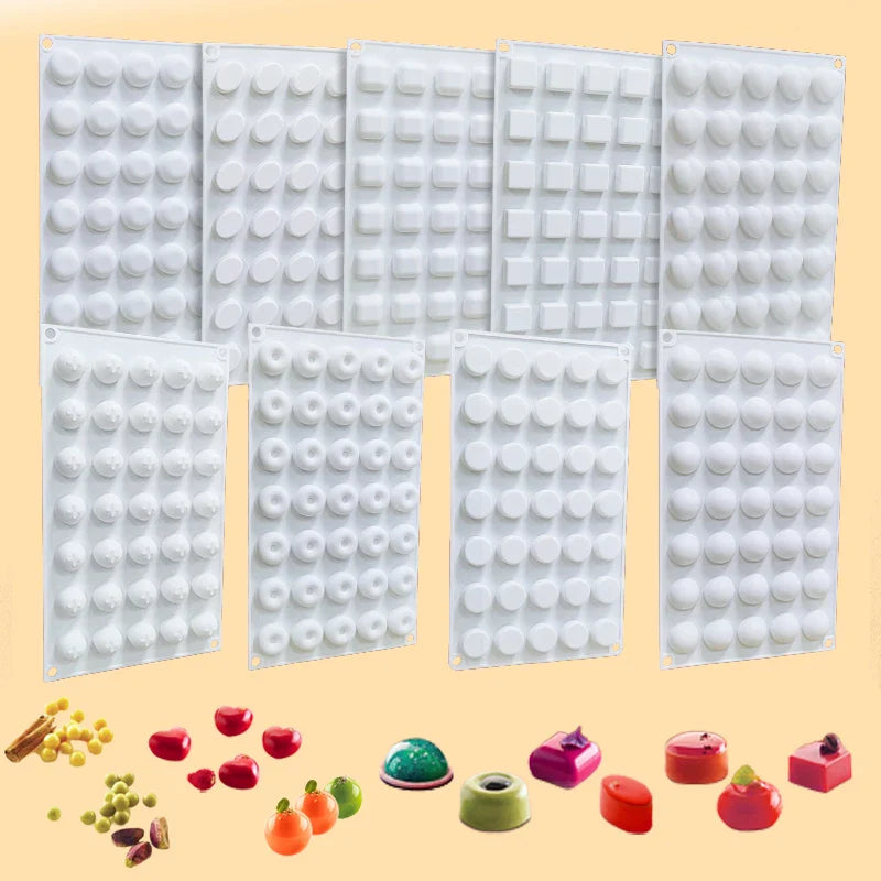 35-Cell Silicone Candy & Chocolate Mold — Jelly, Cake, Ice Cube & Dessert Baking Tool