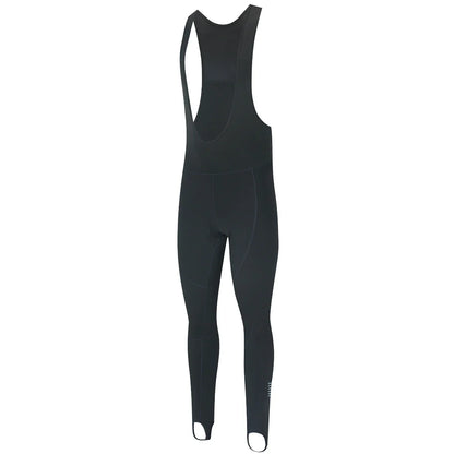 YKYWBIKE Men's Thermal Fleece Cycling Bib Tights – Warm Road Bike Pants for 5-15°C Riding