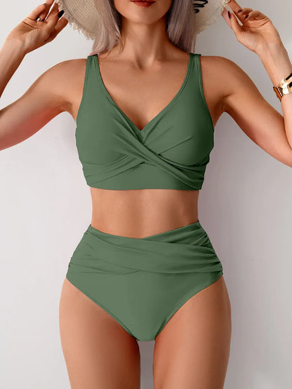 High Waist Bikini Set for Women – Sexy Push Up Swimsuit Summer Beachwear Bathing Suit Swimwear