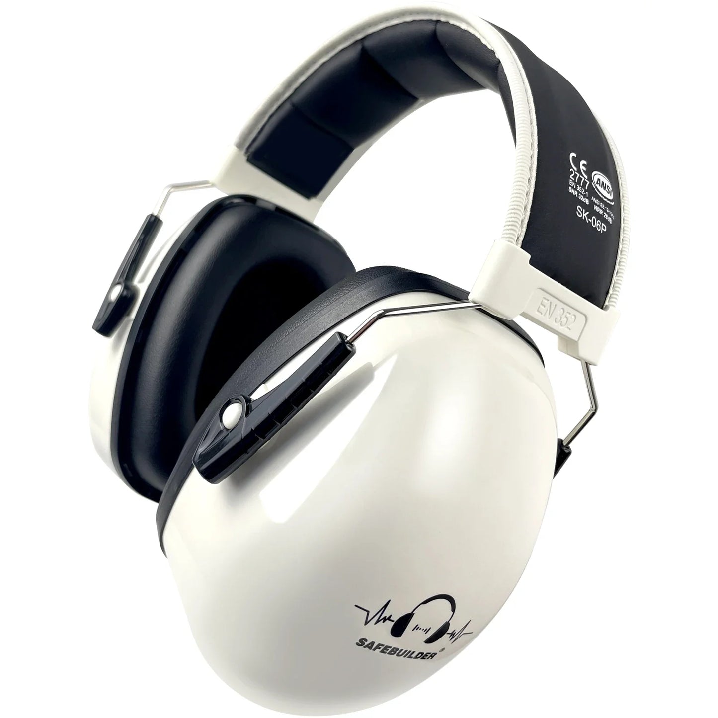 Adjustable Noise Reduction Ear Muffs NRR 28dB – SK-06P Hearing Protection Ear Defenders for Work, Mowing & Industrial Use