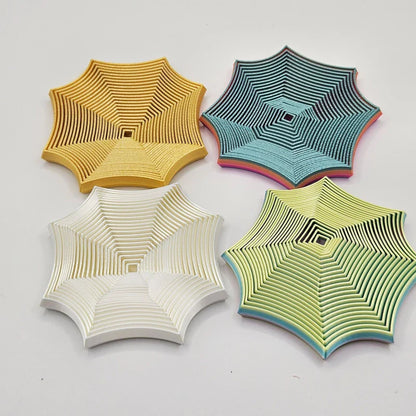Octagonal 3D Fidget Toy — Geometric Illusion Stress Relief & Sensory Toy for Antistress, Party Games