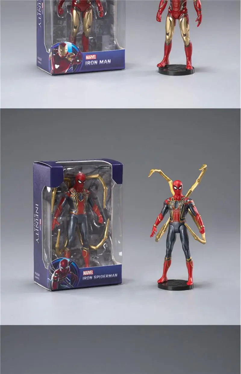 ZD Toys Avengers Legends Action Figures – Iron Man, Spider-Man, Thor, Captain America, Thanos, Hulk, War Machine Gift Set