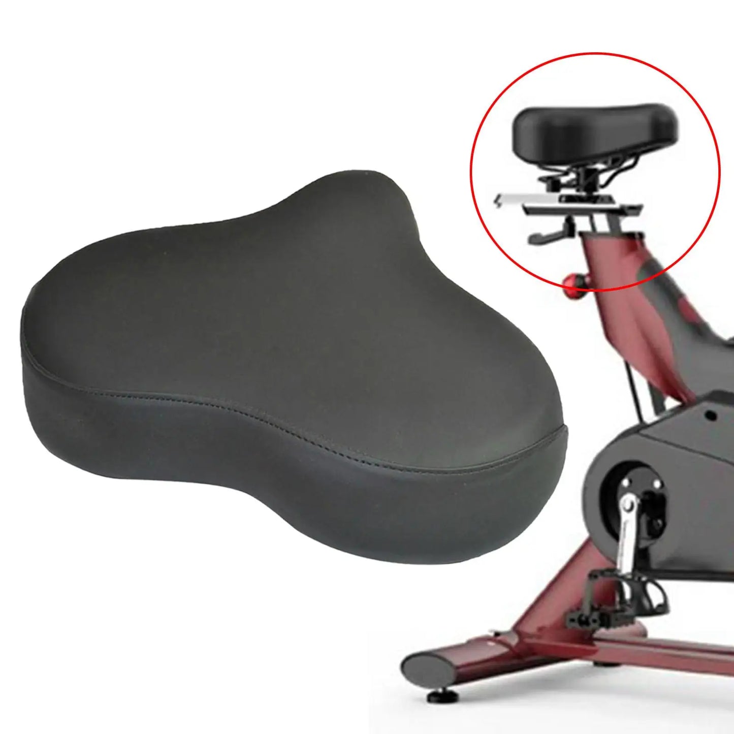 MTB Mountain & Road Bike Saddle – Comfortable Anti-Slip Cushion for Stationary Cycling