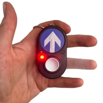 Australian Traffic Light Button Key Holder – Handheld Sound Press Commemorative Funny Keychain Accessory