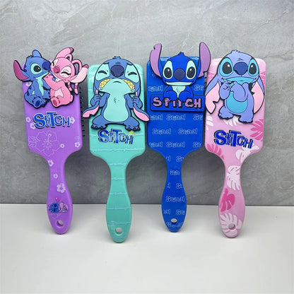 Miniso Disney Lilo & Stitch Air Cushion Massage Comb – Cartoon Stitch Hairbrush for Kids & Students