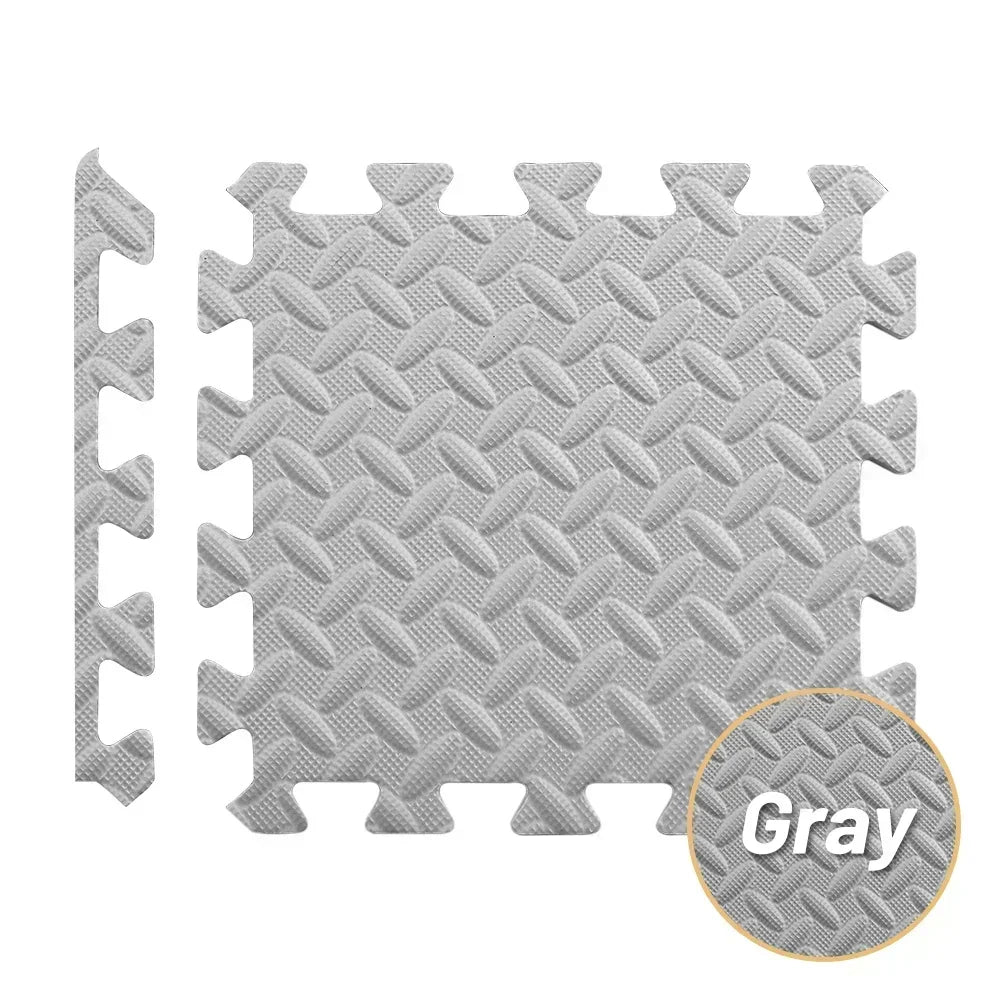 EVA Foam Massage Cushion Interlocking Gym Floor Mats – Non-Slip Puzzle Exercise Mat for Home Gym, Yoga & Acupressure Support
