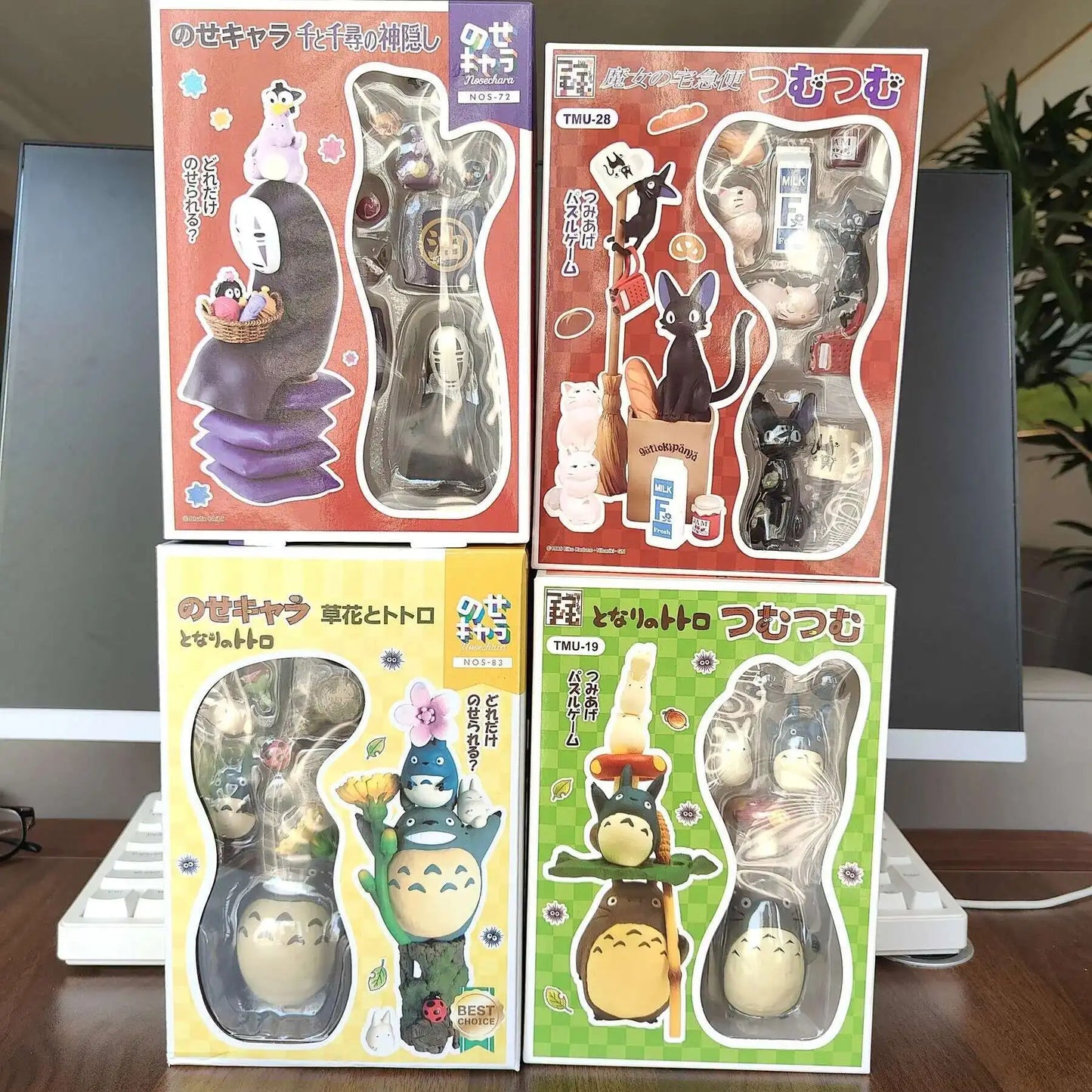 Hayao Miyazaki Totoro Mini Figure – Cute Anime PVC Statue, Kawaii Room Ornament & Kids Christmas Gift