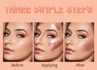 Contour Stick Set – Natural Matte Finish Highlighters & Shadow, Waterproof V-Face Shaping Contour Wand for Face Makeup