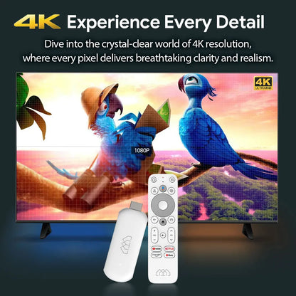 HOMATICS 4K TV Stick – Google Certified, Netflix, 2GB+32GB, Dolby Atmos, Amlogic S905Y4, WiFi Streaming Box