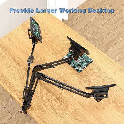 Hayve Adjustable Metal Microscope Arm Stand – Compatible with DM4, DM9, MS1 & MS3 Coin Microscopes
