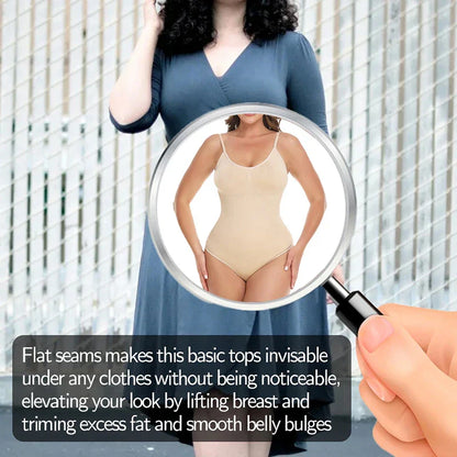 Women’s Full Body Shapewear Bodysuit – Smoothing Thong Body Shaper Sculpting Slimming Underwear