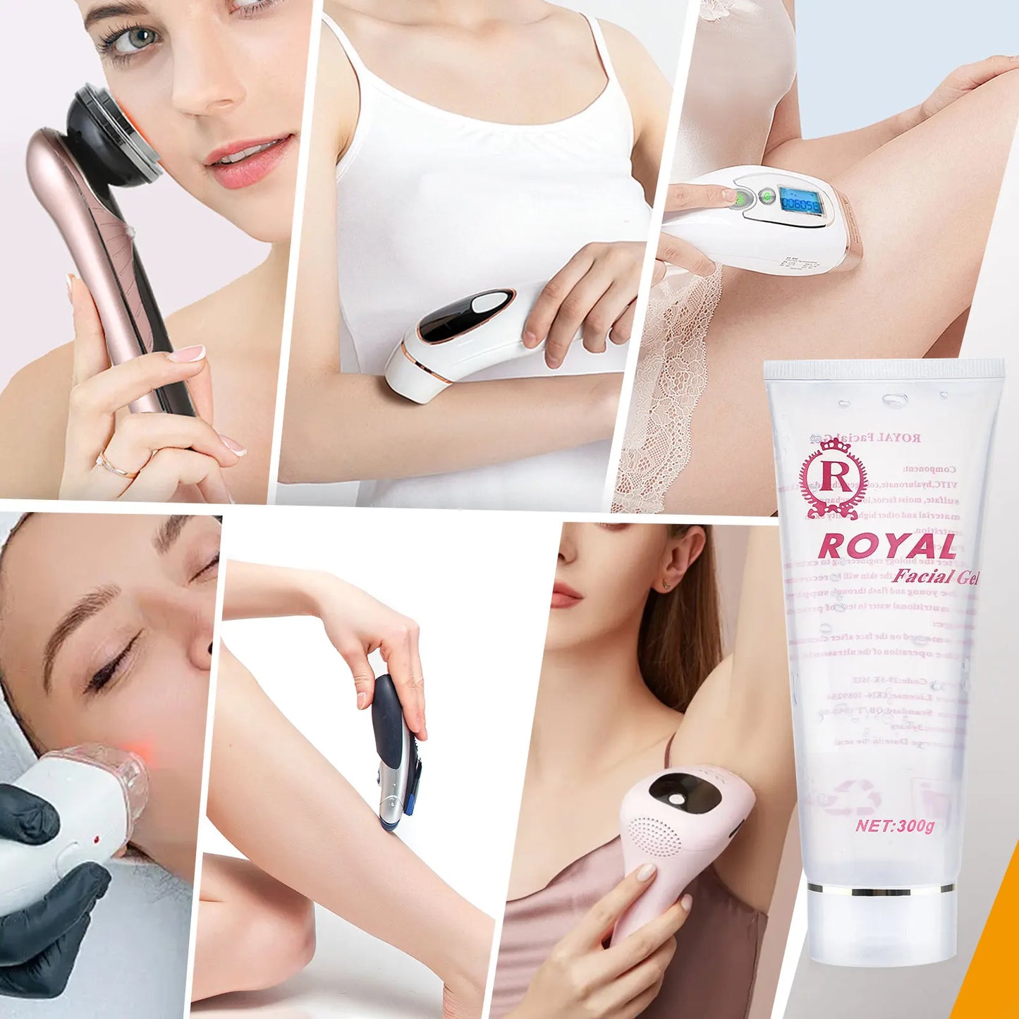 300g Ultrasonic RF Gel for 40K Cavitation Body Slimming – Radio Frequency Conductive Gel for Fat Burning Beauty Devices