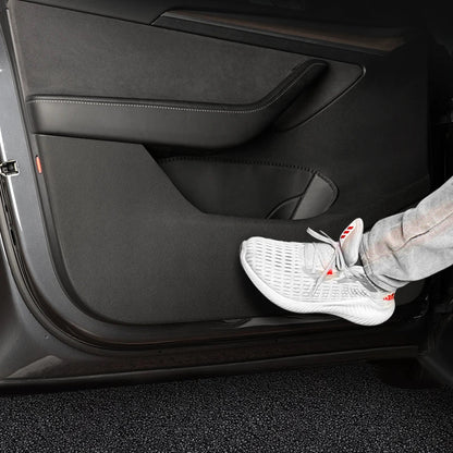Tesla Model 3/Y Car Door Anti-Kick Pad – Protective Door Panel Mat, Anti-Stepping & Anti-Dirt Accessory