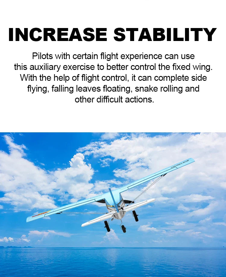 Qidi560 Moore M7 Off-Road RC Plane – 4CH Brushless Fixed-Wing Aircraft, EPP Foam, Remote Control Airplane Toy