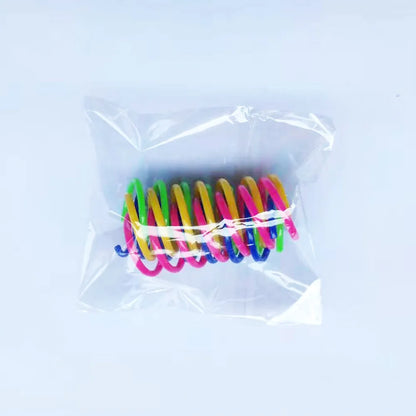 4/8/12PCS Cat Plastic Spring Toy – Interactive Beating Toy for Cats & Small Dogs, Fun Kitten Accessories