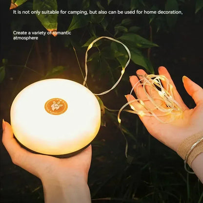 4-in-1 LED Camping Lamp Strip – 10M Waterproof Light Belt for Tent, Room & Outdoor Garden Decoration