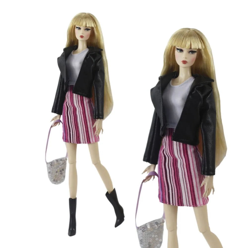 Handmade BABI Doll Clothes – Overcoat Outfit for 11.5-inch (30cm) BJD Dolls, Multiple Styles Gift Set