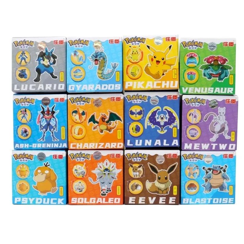 Original Pokémon Elf Ball Toys — Pocket Monsters Figures including Pikachu, Gengar, Dragonite & More